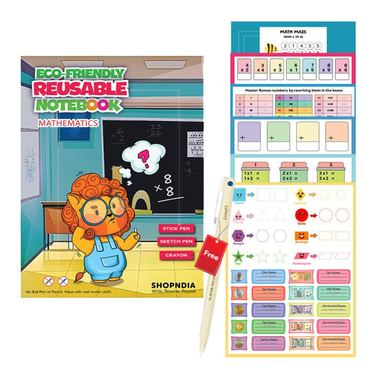 Eco-friendly kids reusable for handwriting improvement