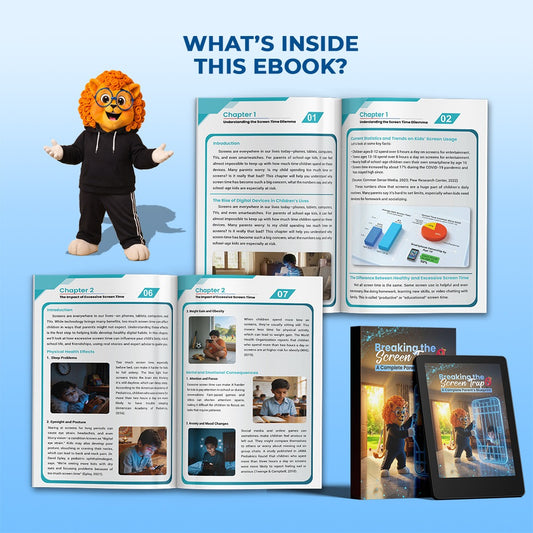 Best Guide to Reduce Kidsā Excessive Screen Time E- Book