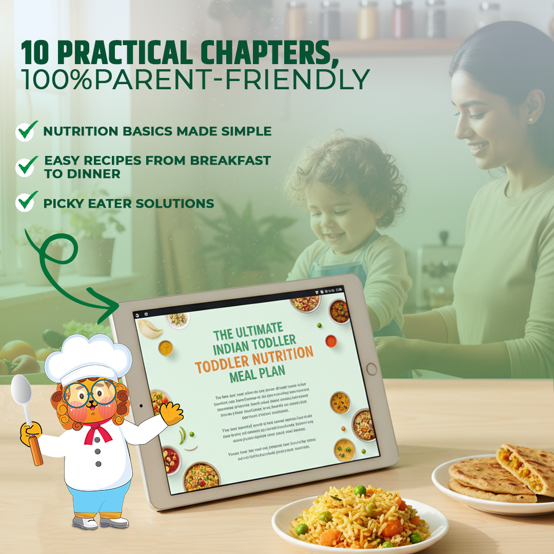 Indian Toddler Nutrition Made Easy – Balanced E-book for Healthy Eating🥗