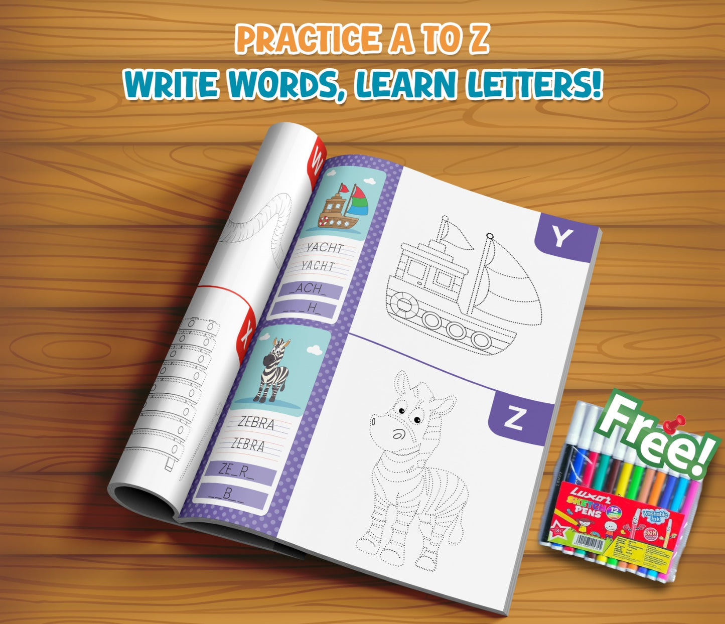 Shopndia's Eco-Friendly Reusable Sketch and Learn Book ( Limited Time Offer)