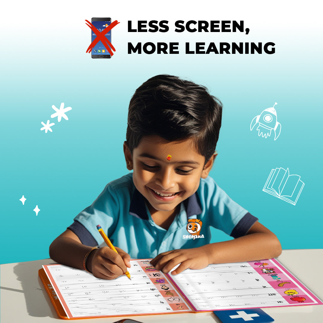 Kannada Combo Eco Friendly Reusable Notebooks for Handwriting & Learning Skills Improvement