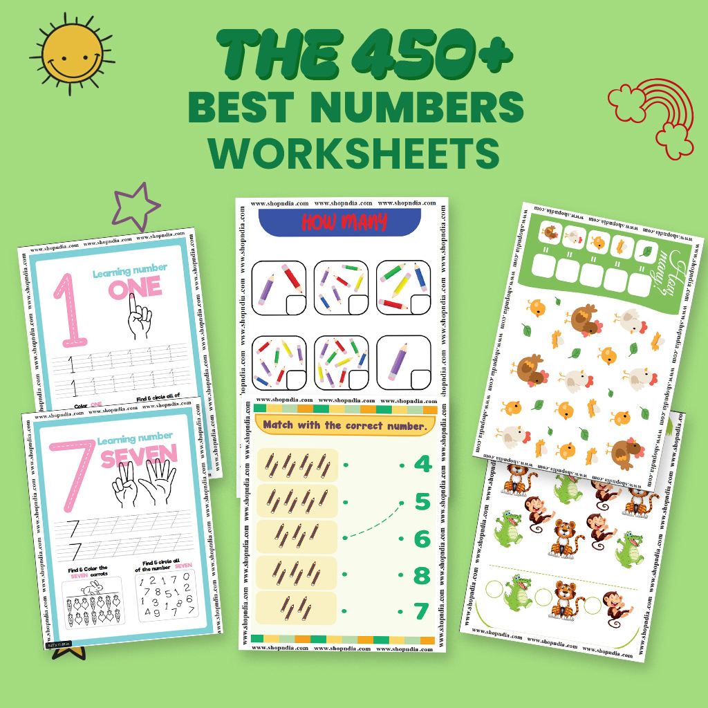 Shopndia 2000+ Engaging Worksheets Digital E-Bundle