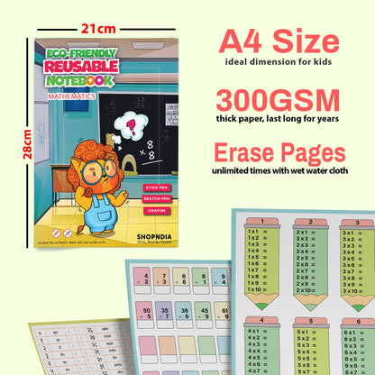Ecofriendly reusable kids book set of 4 