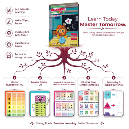 Bangla Combo Eco Friendly Reusable Notebooks for Handwriting & Learning Skills Improvement