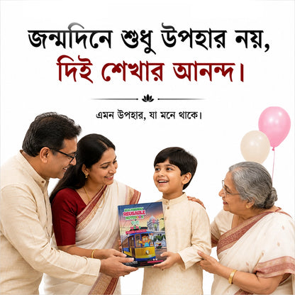 Bangla Combo Eco Friendly Reusable Notebooks for Handwriting & Learning Skills Improvement