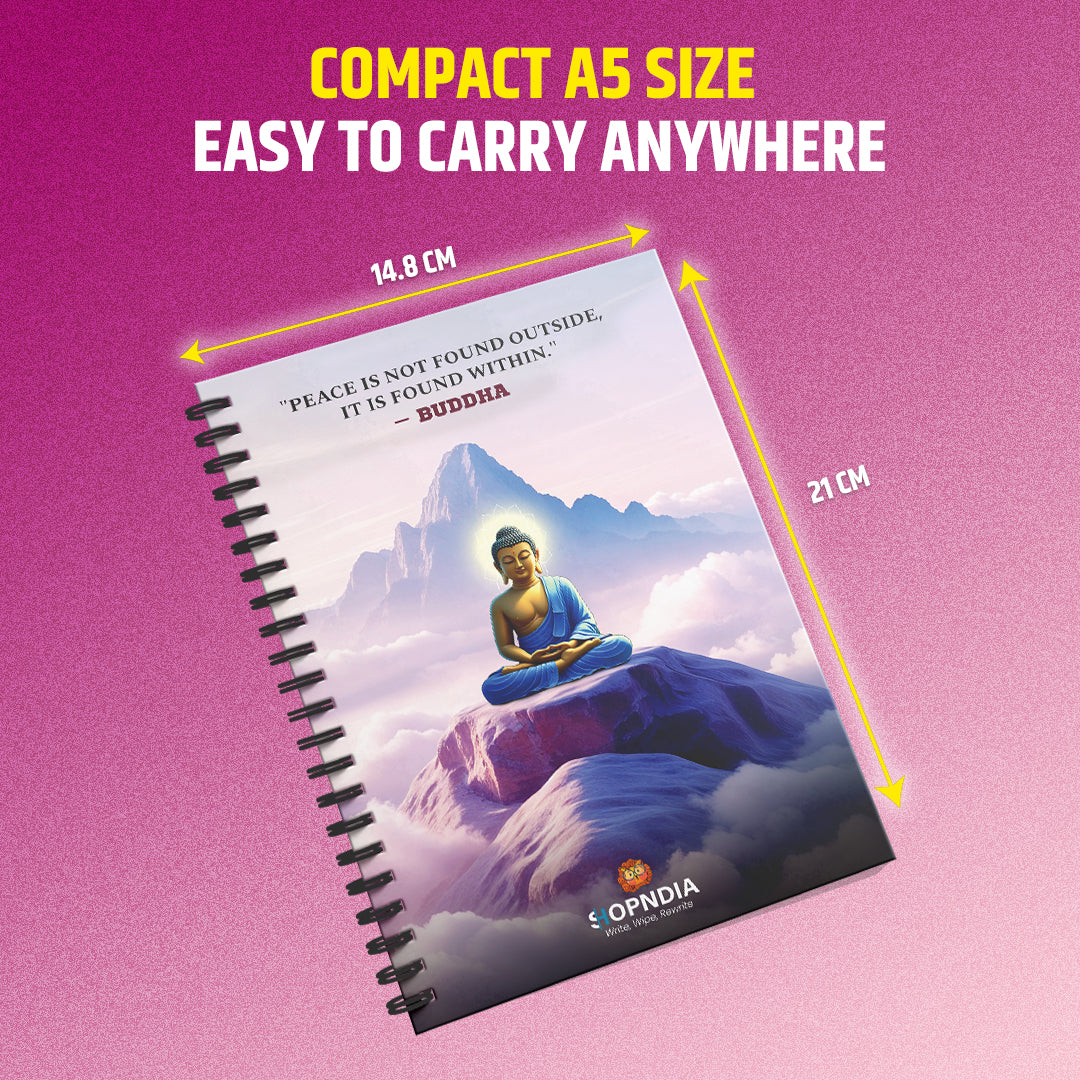 ✨ Shopndia Reusable Endless Diary – Write, Wipe & Rewrite Unlimited Times! ✨