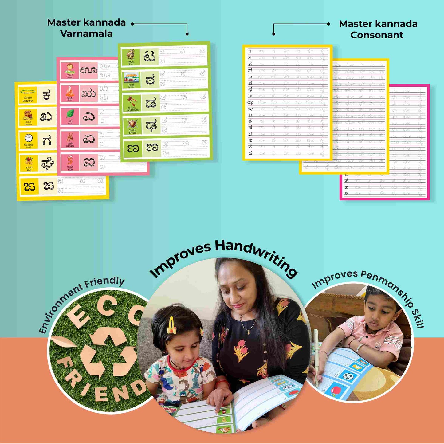 Kannada Eco-Friendly Reusable Notebooks