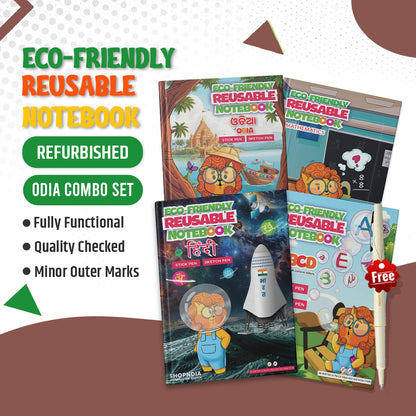 Refurbished Odia Reusable Learning Combo Set