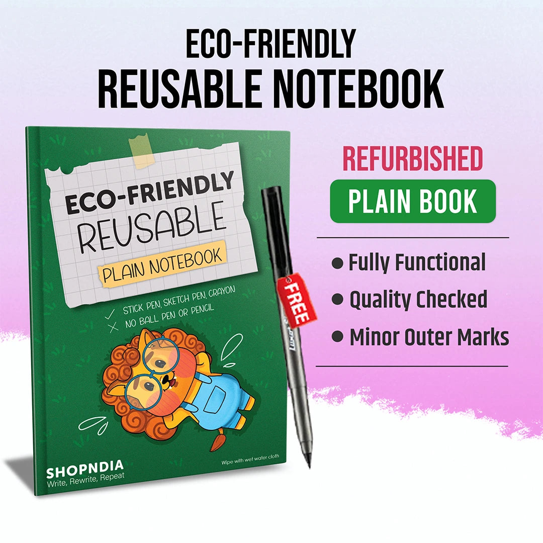 Refurbished Plain Eco-Friendly Reusable Notebooks