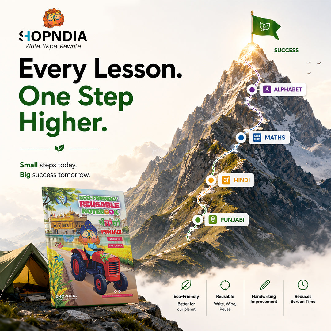 Punjabi Eco-Friendly Reusable Notebooks