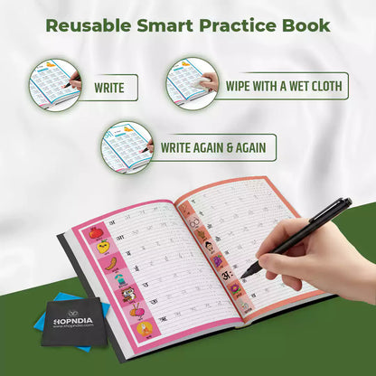 Tamil Reusable Notebook Combo for Kids – Handwriting & Learning Practice Books