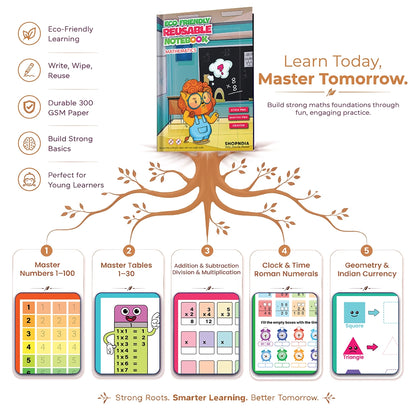 Punjabi Reusable Notebook Combo for Kids – Handwriting & Learning Practice Books