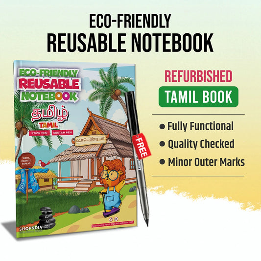 Refurbished Tamil Eco-Friendly Reusable Notebook