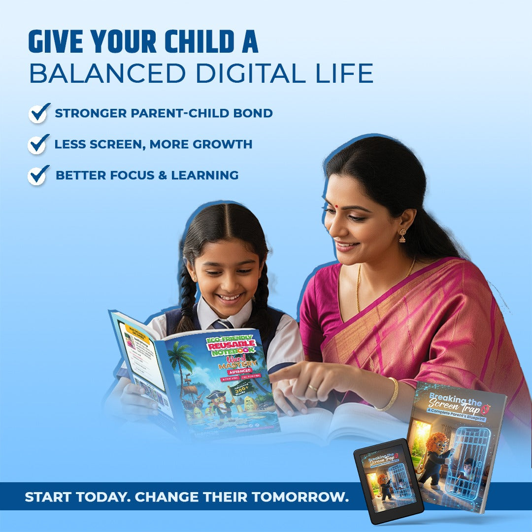 Best Guide to Reduce Kids’ Excessive Screen Time E- Book