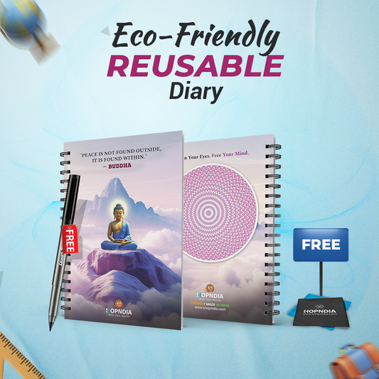 ✨ Shopndia Reusable Endless Diary – Write, Wipe & Rewrite Unlimited Times! ✨