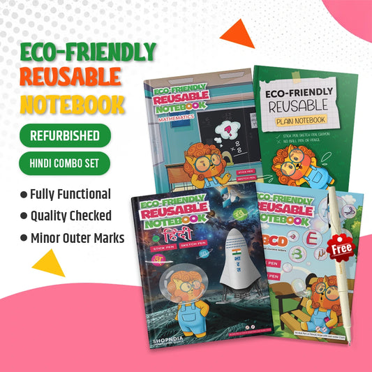 Refurbished Hindi Reusable Learning Combo Set