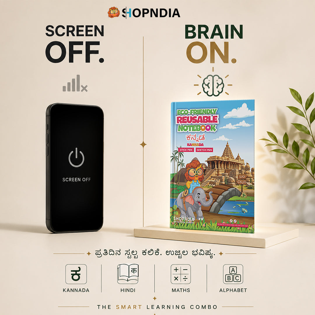 Kannada Eco-Friendly Reusable Notebooks