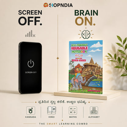 Kannada Eco-Friendly Reusable Notebooks