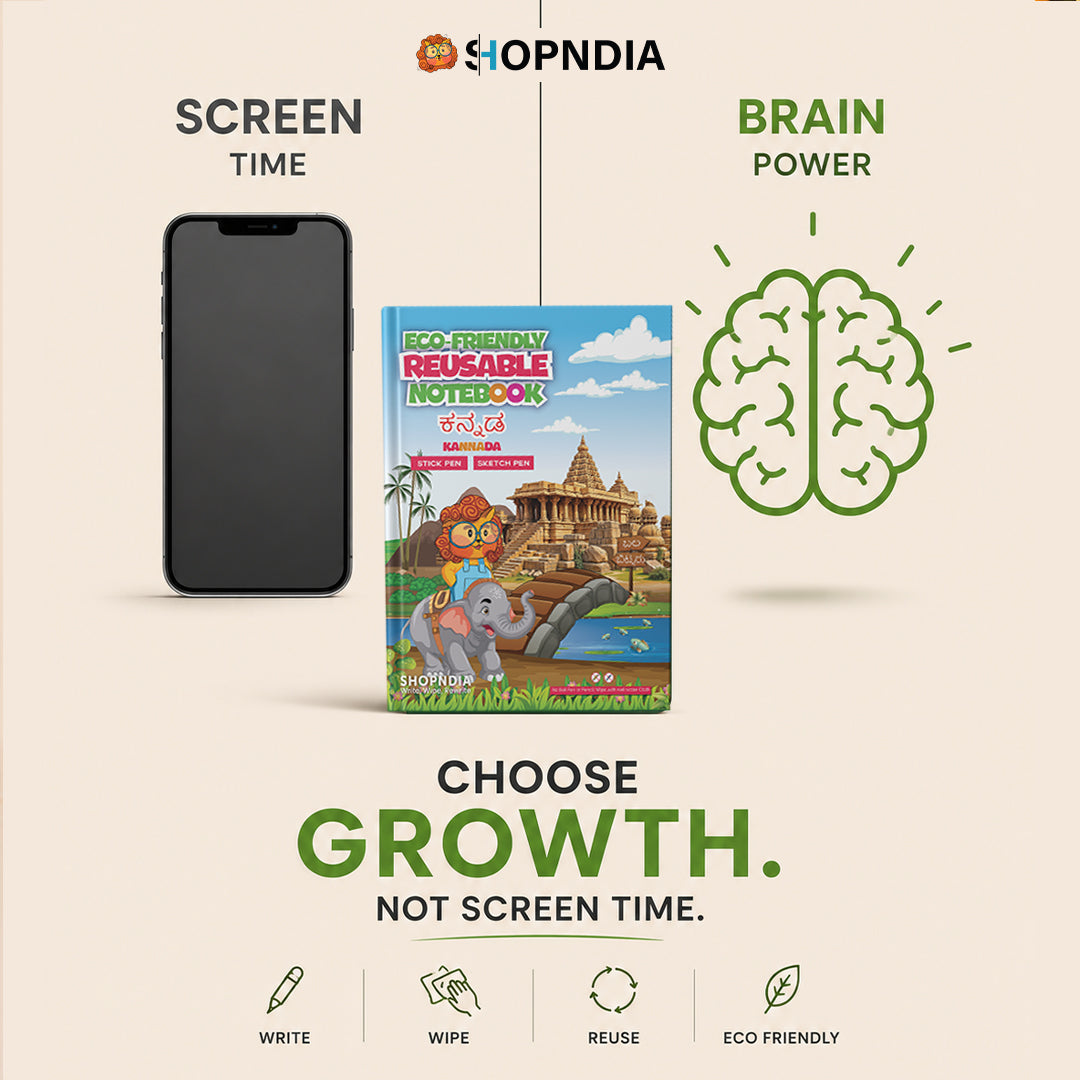 Kannada Eco-Friendly Reusable Notebooks