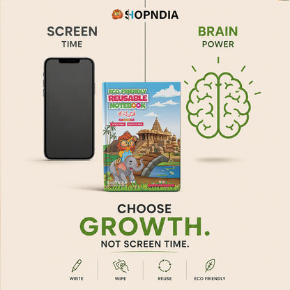 Kannada Eco-Friendly Reusable Notebooks