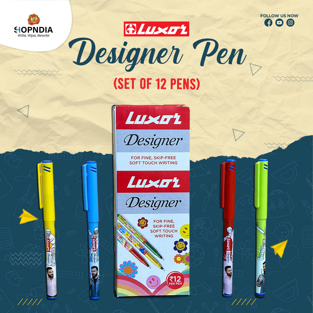 Luxar Designer Pens – Pack of 12