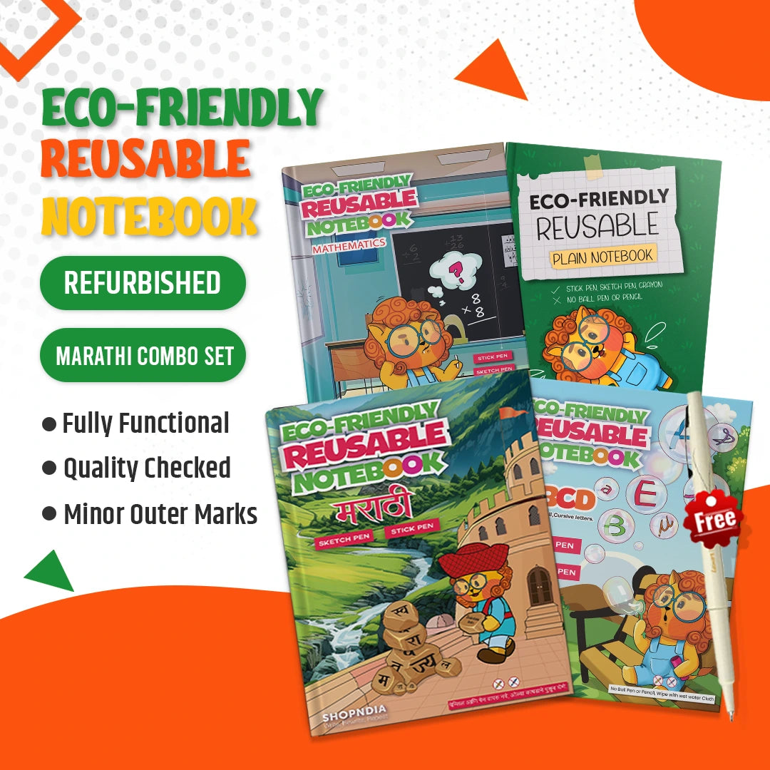 Refurbished Marathi Reusable Learning Combo Set