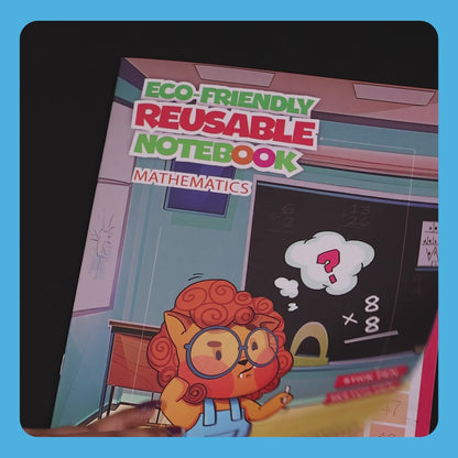 Mathematics Eco-Friendly Reusable Notebooks