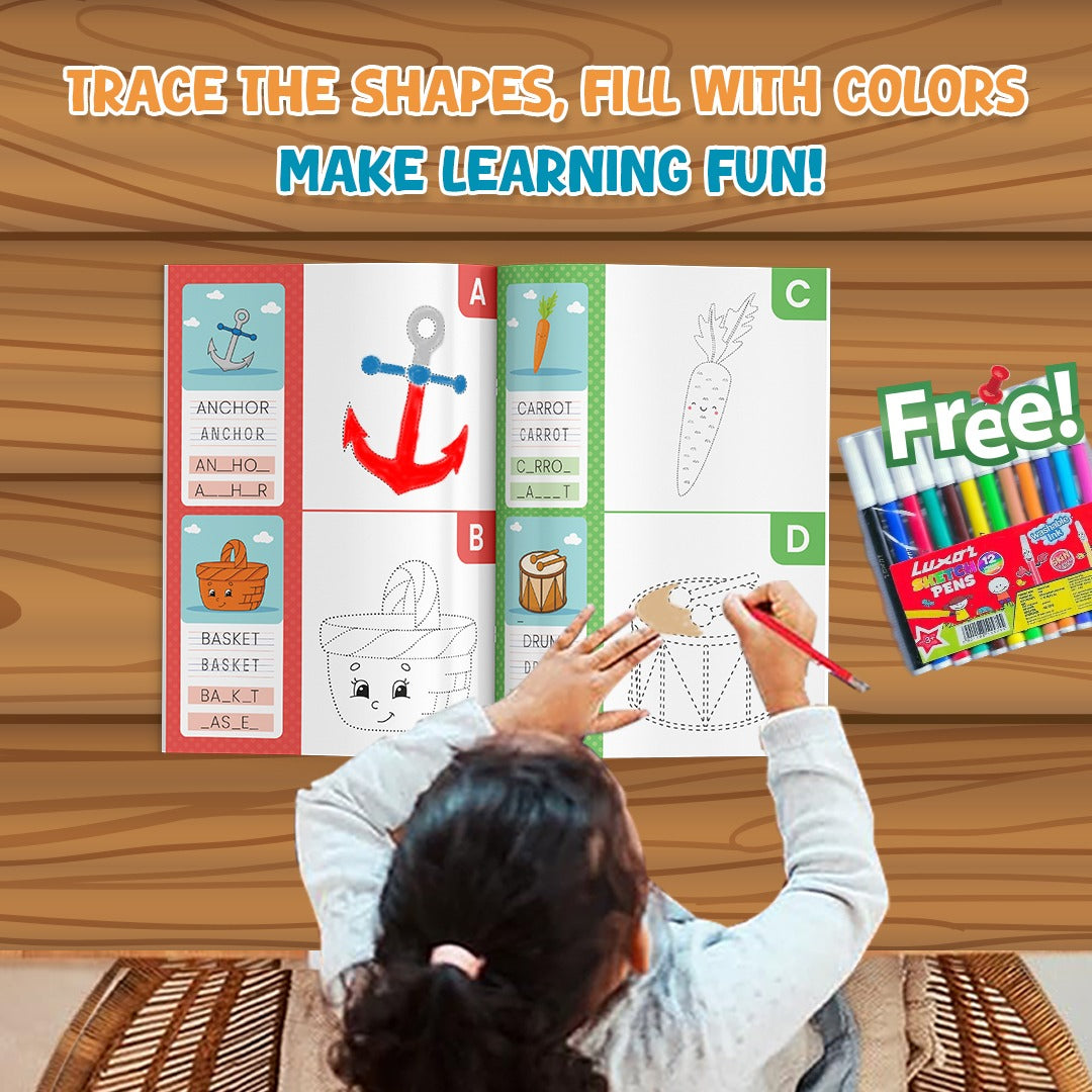 Shopndia's Eco-Friendly Reusable Sketch and Learn Book ( Limited Time Offer)