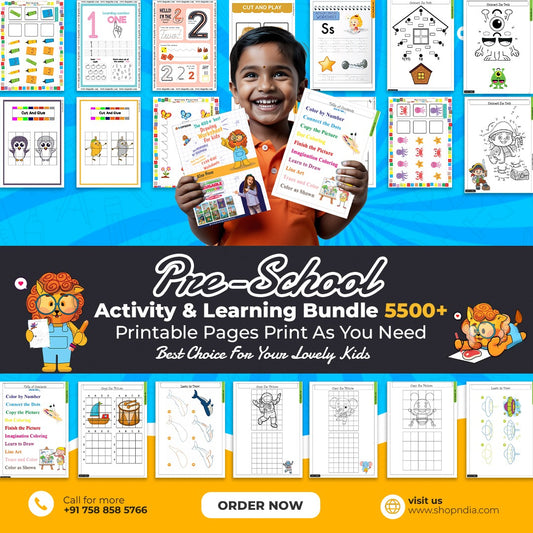 Shopndia 5500+ Engaging Worksheets Digital E-Bundle